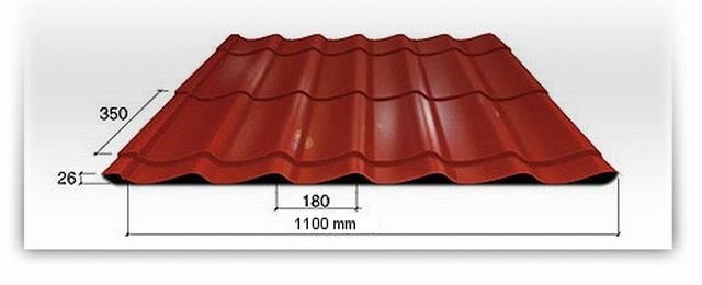 TIGLA METALICA 0.5 MM